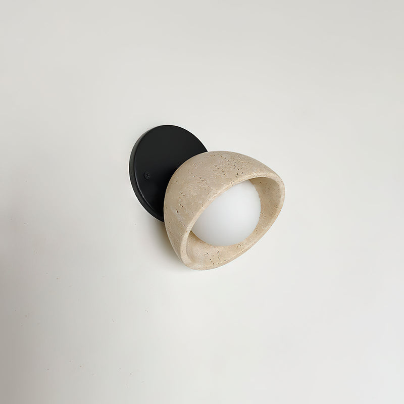 Tranquil Travertine Wall Light-DWHOME