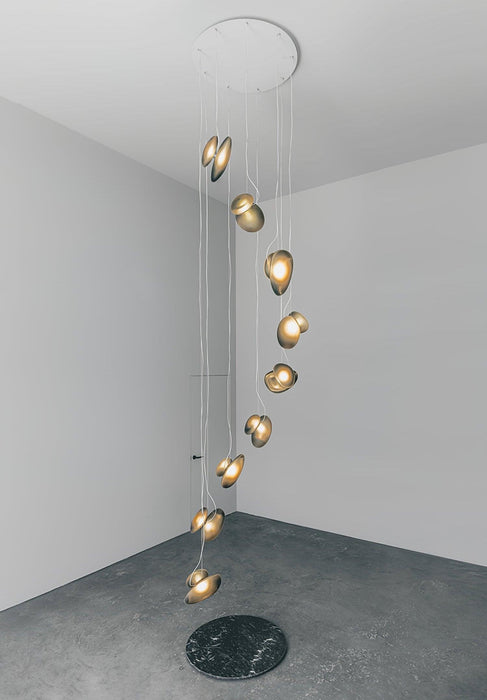 Translucent Frosted Glass Pendant Light-DWHOME