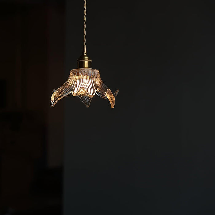 Transparent Crystal Pendant Light.