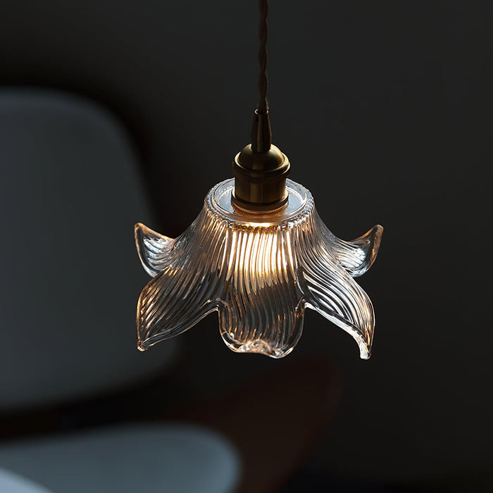 Transparent Crystal Pendant Light.