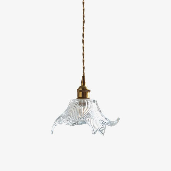 Transparent Crystal Pendant Light.