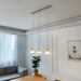 Transparent Crystal Pendant Light.