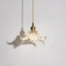 Transparent Crystal Pendant Light.