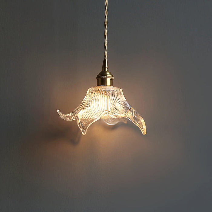 Transparent Crystal Pendant Light.