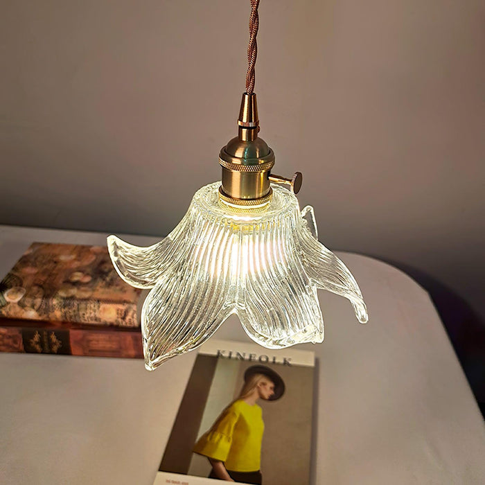 Transparent Crystal Pendant Light.