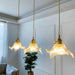 Transparent Crystal Pendant Light.