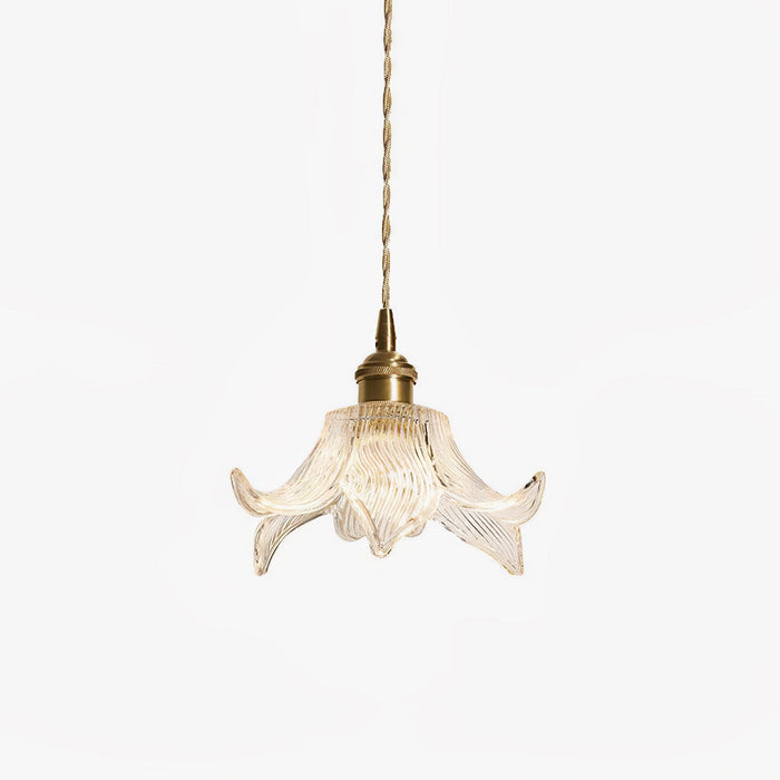 Transparent Crystal Pendant Light.