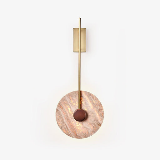 Travertine Disc Wall Lamp - DWHOME