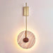 Travertine Disc Wall Lamp - DWHOME