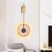 Travertine Disc Wall Lamp - DWHOME