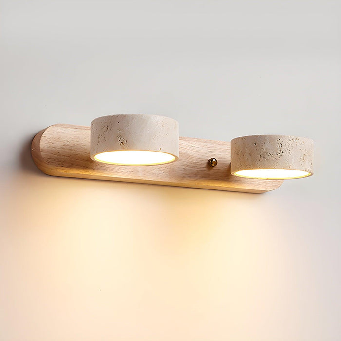 Travertine Duo Wall Light - DWHOME