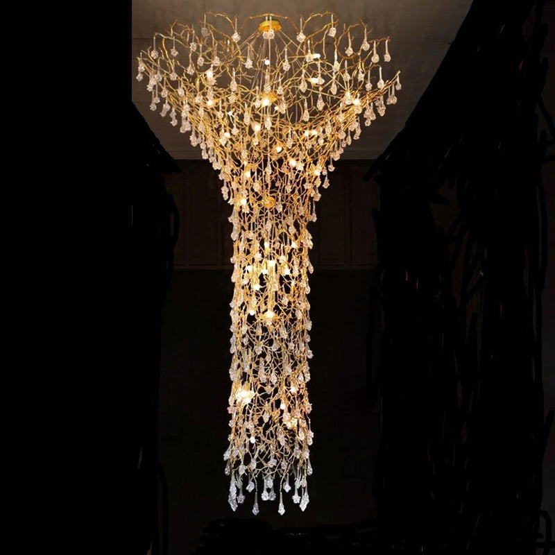 Tree Branch Staircase Chandelier-DWHOME
