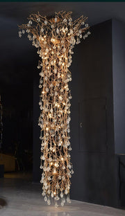 Tree Branch Staircase Chandelier-DWHOME