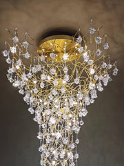 Tree Branch Staircase Chandelier-DWHOME
