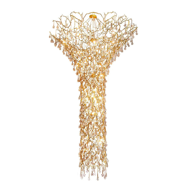Tree Branch Staircase Chandelier-DWHOME