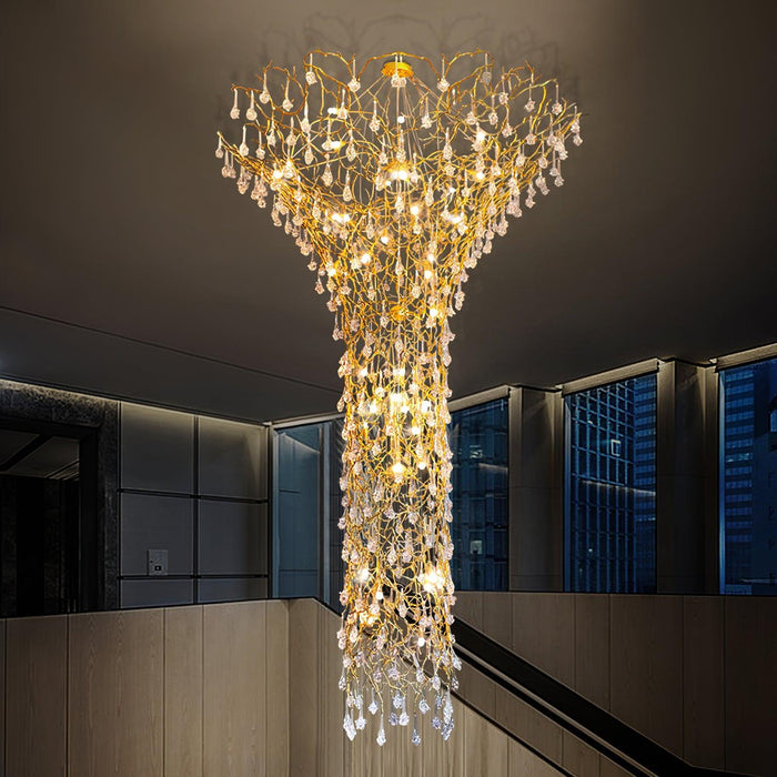 Tree Branch Staircase Chandelier - DWHOME