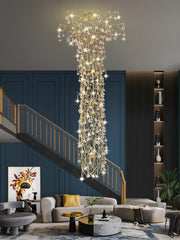 Tree Branch Staircase Chandelier-DWHOME