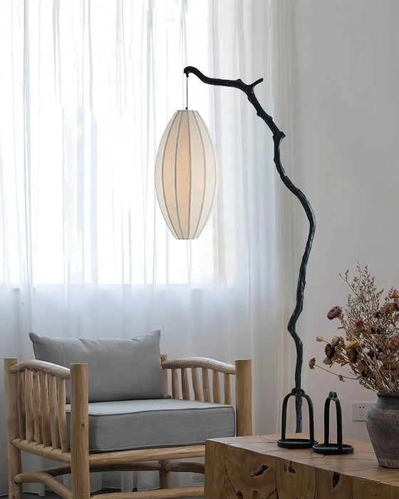 Tree Lantern Sculpture Floor Lamp-DWHOME