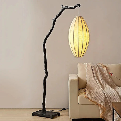 Tree Lantern Sculpture Floor Lamp-DWHOME