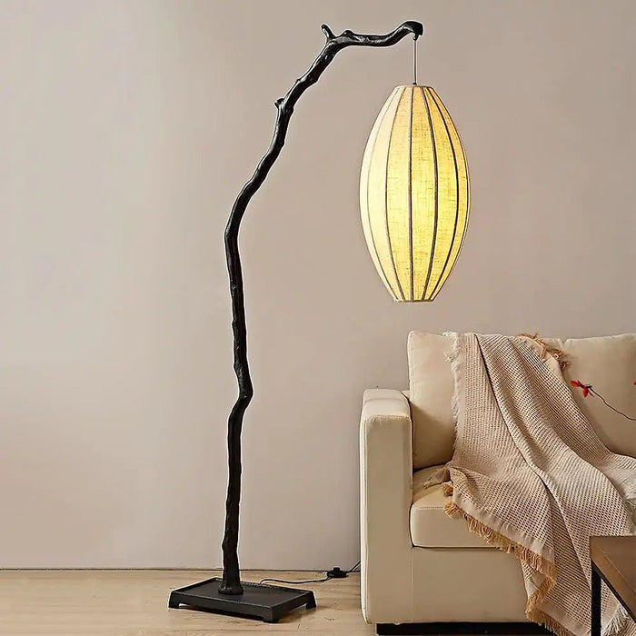 Tree Lantern Sculpture Floor Lamp-DWHOME