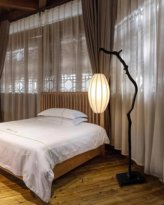 Tree Lantern Sculpture Floor Lamp-DWHOME