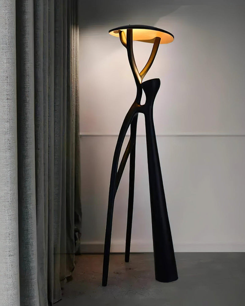 Gothic Tree Sculpture Floor Lamp-DWHOME