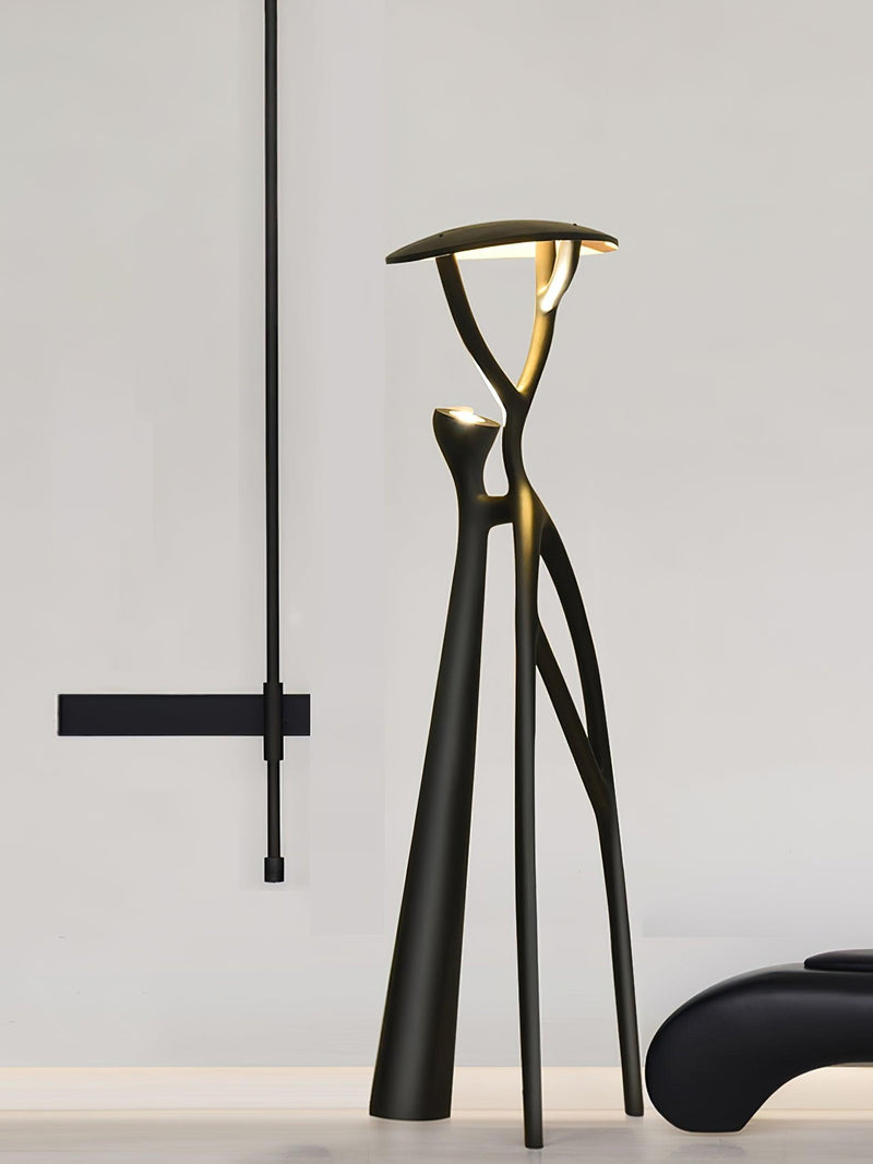 Gothic Tree Sculpture Floor Lamp-DWHOME