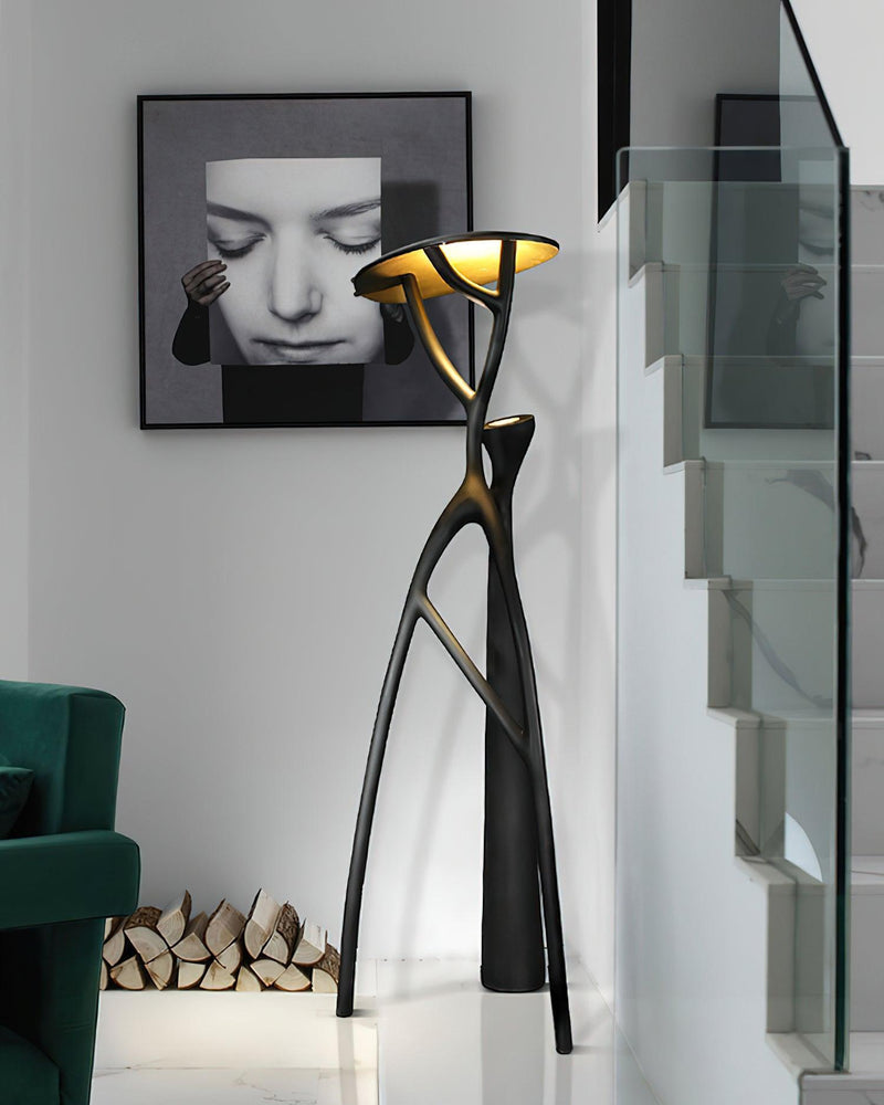 Gothic Tree Sculpture Floor Lamp-DWHOME