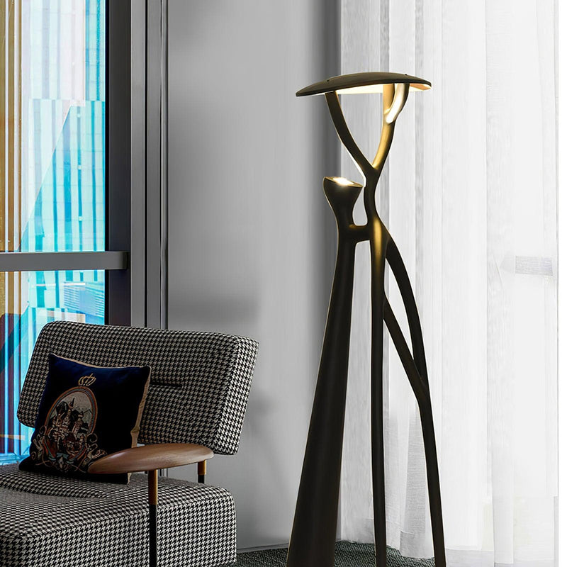 Gothic Tree Sculpture Floor Lamp-DWHOME