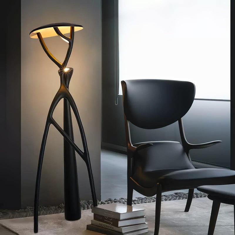 Gothic Tree Sculpture Floor Lamp-DWHOME