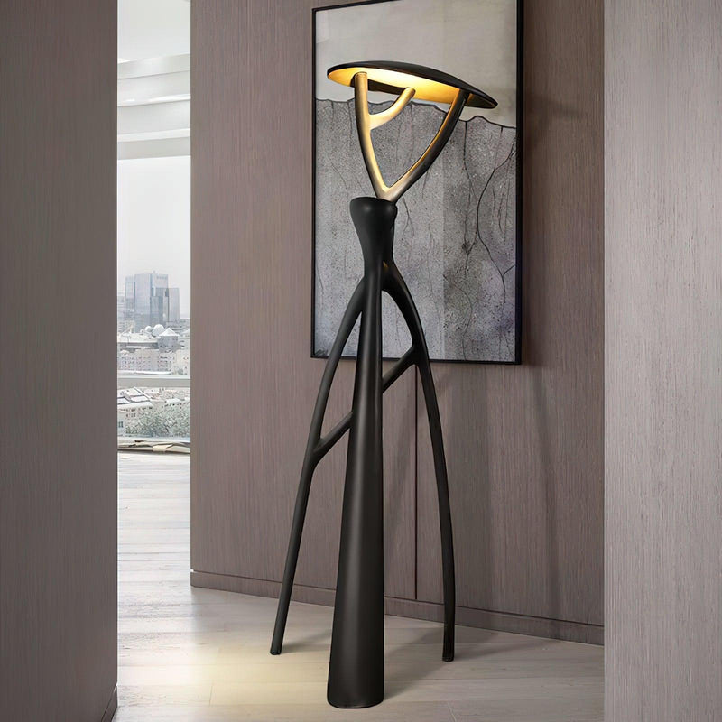 Gothic Tree Sculpture Floor Lamp-DWHOME