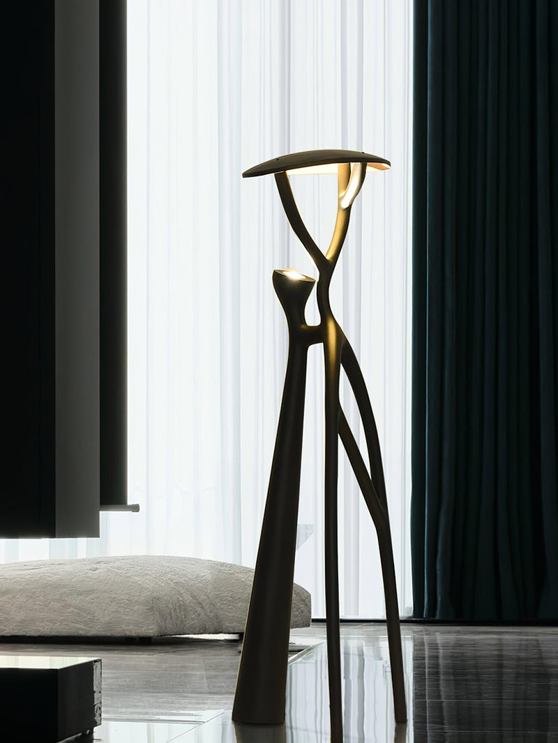 Gothic Tree Sculpture Floor Lamp-DWHOME