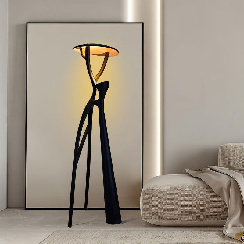 Gothic Tree Sculpture Floor Lamp-DWHOME