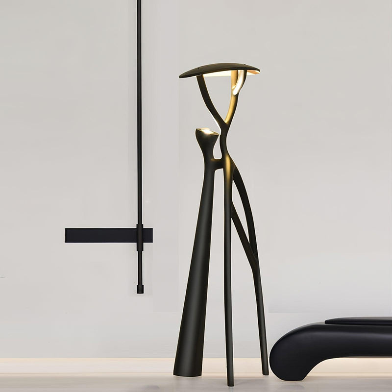 Gothic Tree Sculpture Floor Lamp-DWHOME