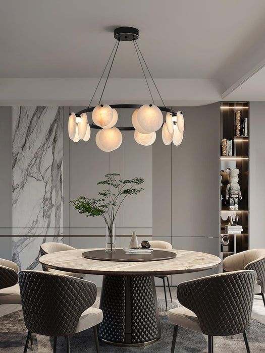 Trinidad Alabaster Chandelier-DWHOME