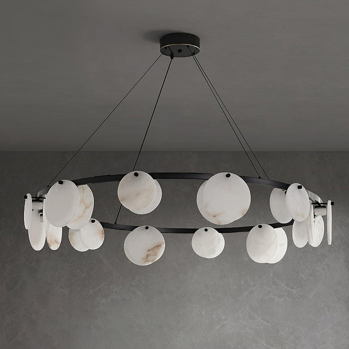 Trinidad Alabaster Chandelier-DWHOME