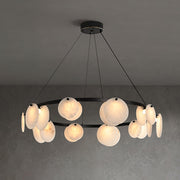 Trinidad Alabaster Chandelier-DWHOME