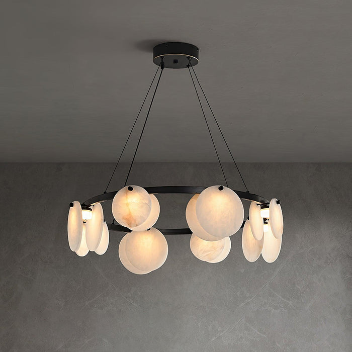 Trinidad Alabaster Chandelier-DWHOME