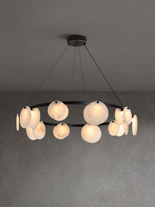 Trinidad Alabaster Chandelier-DWHOME