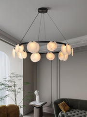 Trinidad Alabaster Chandelier-DWHOME
