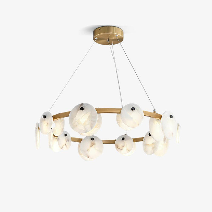 Trinidad Alabaster Chandelier-DWHOME