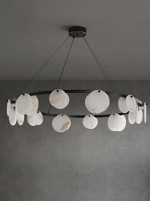 Trinidad Alabaster Chandelier-DWHOME
