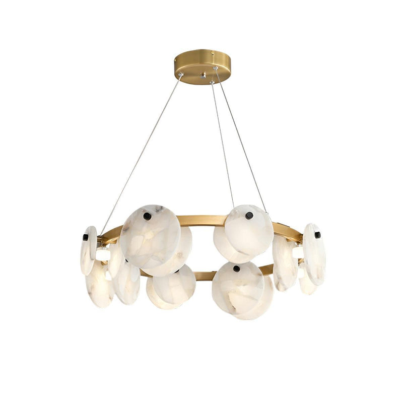 Trinidad Alabaster Chandelier-DWHOME