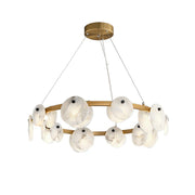 Trinidad Alabaster Chandelier-DWHOME