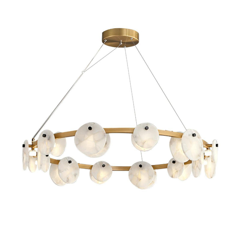 Trinidad Alabaster Chandelier-DWHOME