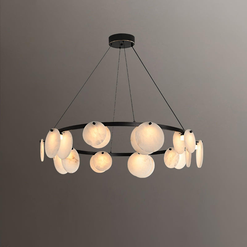Trinidad Alabaster Chandelier-DWHOME