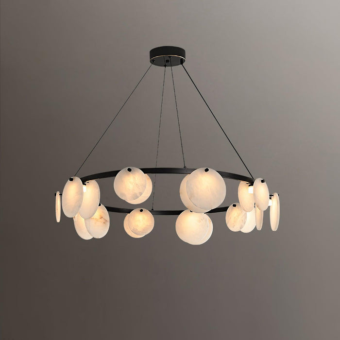 Trinidad Alabaster Chandelier-DWHOME