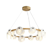 Trinidad Alabaster Chandelier-DWHOME
