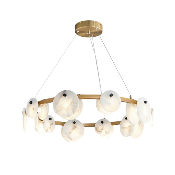 Trinidad Alabaster Chandelier-DWHOME