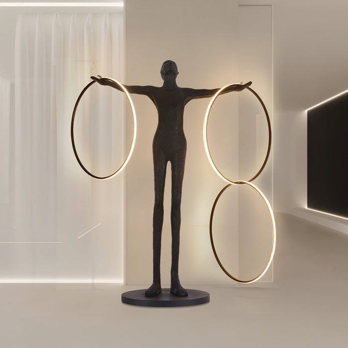 Trinity Life Sculpture Floor Lamp.